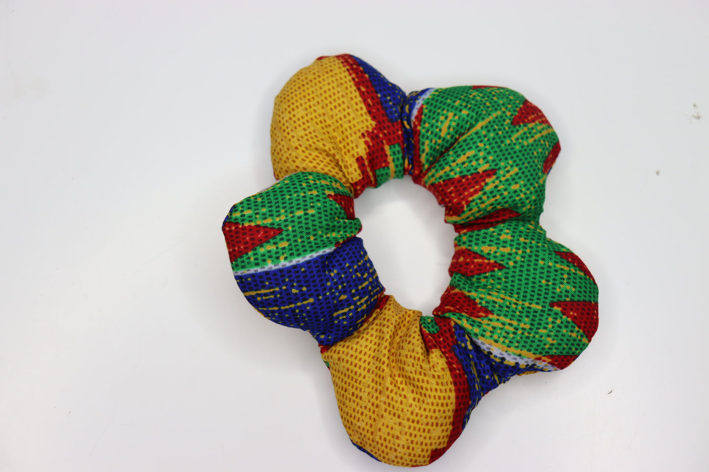 Chouchou fleur multicolore